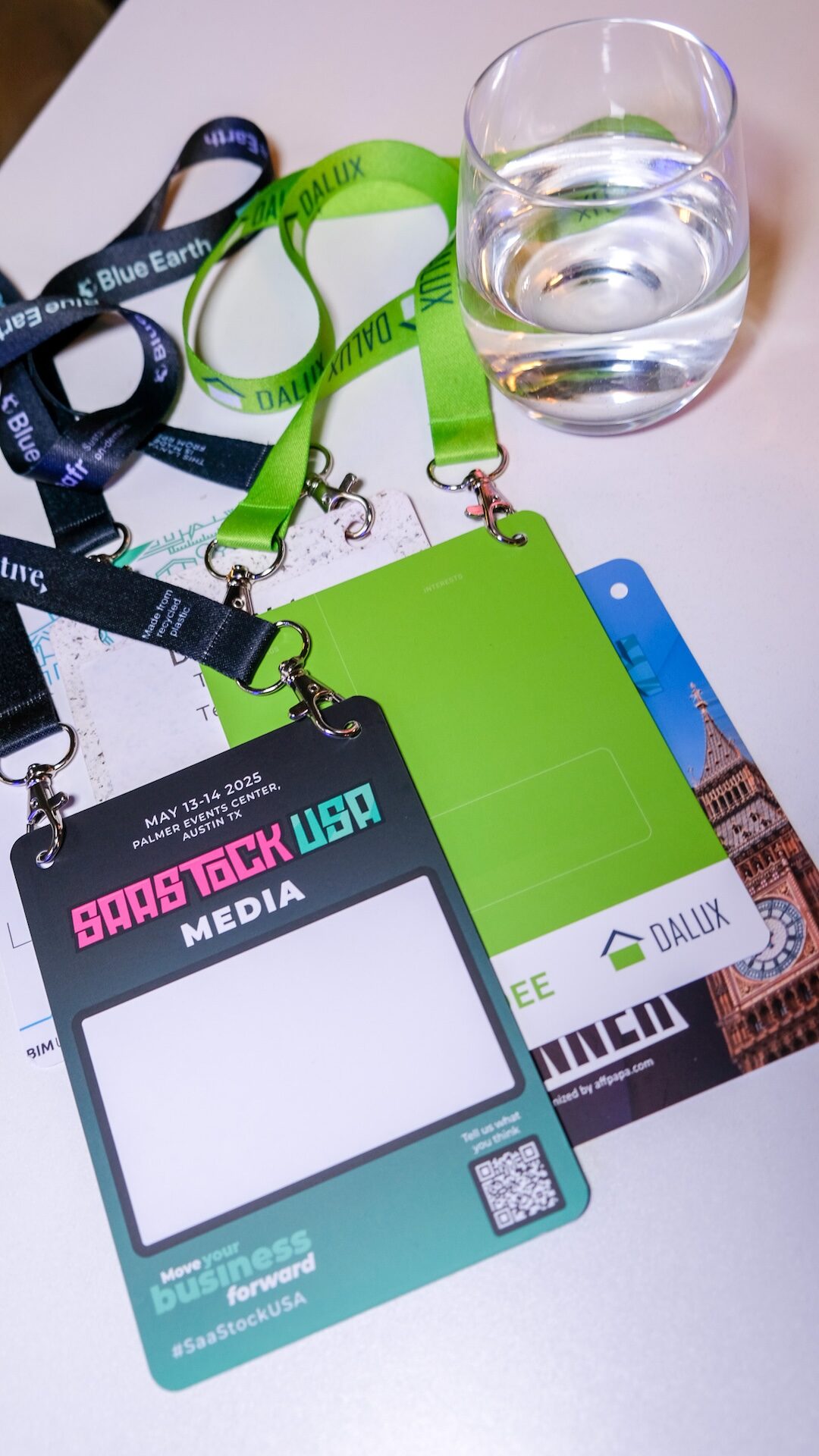 Premium event name badges